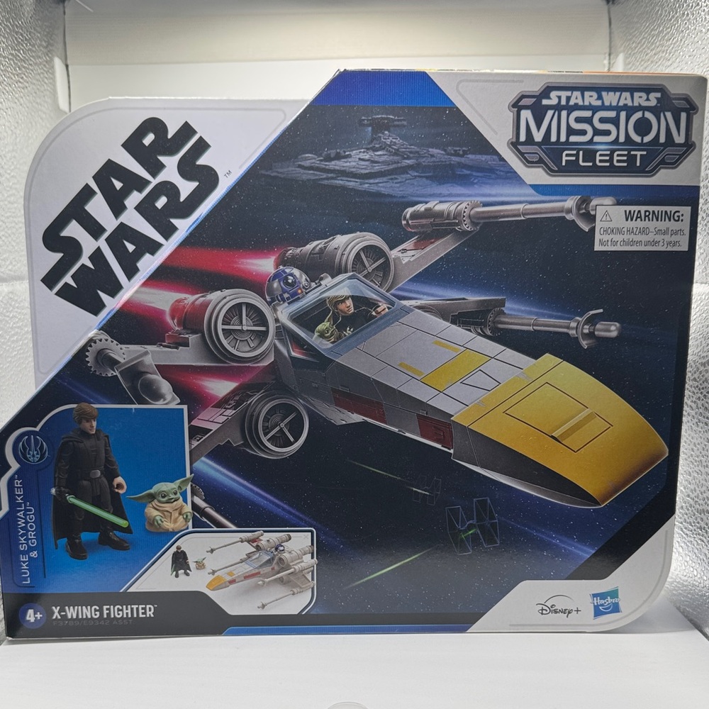 Star Wars Mission Fleet X-Wing Fighter - with LUKE SKYWALKER & GROGU